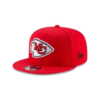 Kansas City Chiefs Gorra | New Era NFL Basic 9fifty Snapback Cap Mexico - Rojos